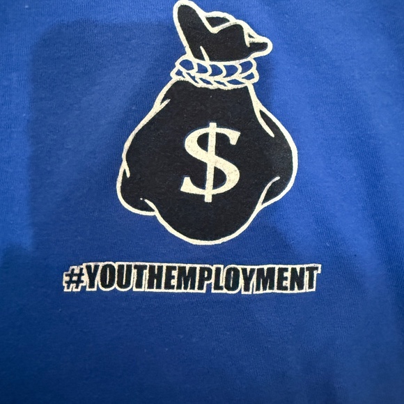 Bella + Canvas Creative Action Graphic Tee Blue Regular - Picture 9 of 10